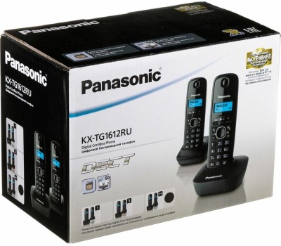 Телефон цифровой PANASONIC KX-TG1612RUH