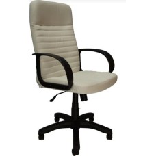 Кресло компьютерное ЯрКресло Кресло Кр60 ТГ ПЛАСТ ЭКО5 (экокожа белая)