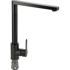 Смеситель для кухни MAGNUS 9116 Смеситель кухонный ГРАФИТ, Г-образный гусак, из нержавеющей стали марка 304