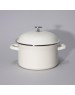 Кастрюля AGNESS 934-596 CHARM эмал. 3,5л молочный (индукц)