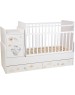 Мебель для новорожденных ФЕЯ Кровать детская 1100 Слоник, белый (2 кор.)
