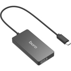 BURO Разветвитель USB-C BPH-C-1730 4порт. черный (BU-USBC-HUB-4U21)