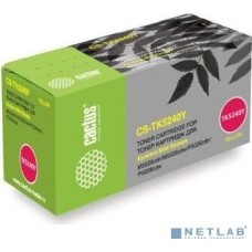 CACTUS TK-5240Y Тонер-картридж для Kyocera Ecosys M5526cdn/M5526cdw/P5026cdn/P5026cdw, жёлтый (3000стр.)