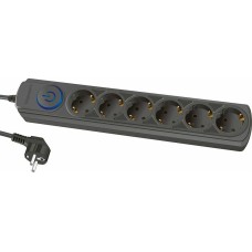 Сетевой фильтр IPPON Сетевой фильтр BK-6-EU-3-16-B, 3м, черный