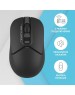 A4TECH Мышь беспроводная Fstyler FB12S, Bluetooth/Радио, оптическая, USB, 1200dpi, черный [fb12s usb black]