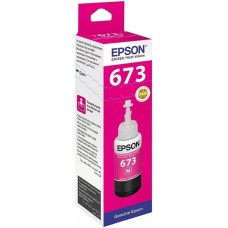 Чернила EPSON Чернила 673 C13T673398 (аналог C13T67334A), для , 70мл, пурпурный