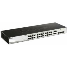 D-LINK SMB D-Link DGS-1210-28/FL2A Управляемый L2 коммутатор с 24 портами 10/100/1000Base-T и 4 комбо-портами 100/1000Base-T/SFP