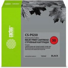 Картридж CACTUS Картридж CS-PG50, PG-50, черный / CS-PG50