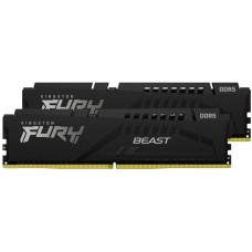 KINGSTON Память FURY Beast Black DDR5 DIMM 32Gb (2x16Gb) PC-48000 6000MHz CL36 1.35V (Kit of 2) (KF560C36BBE2K2-32)