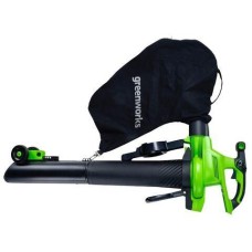 GREENWORKS Воздуходувка-пылесос GD40BVII, зеленый [2406907ub]