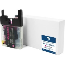 Картридж струйный NV PRINT Струйный картридж NVP LC-1280XLM (NV-LC1280XLM) Magenta для Brother MFCJ5910/6510/6910 (19 мл) совместимый