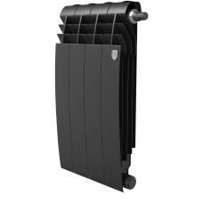 Радиатор ROYAL THERMO Радиатор биметаллический BILINER B 500 Чёрный - 4 секц