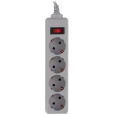 BURO Сетевой фильтр 400SL-5-G, 5м, серый