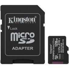 Карта памяти KINGSTON Карта памяти microSDXC 128GB Canvas Select Plus SDCS3/128GB