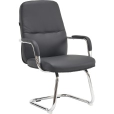 EVERPROF Кресло для посетителей Vesta (Веста) CF Экокожа Черный