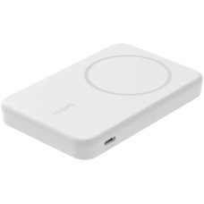 BELKIN Внешний аккумулятор BoostСharge Pro Magnetic Power Bank 8000mAh USB-C Qi2 15W с подставкой. Цвет: белый