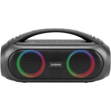 Колонка портативная DIGMA Колонка порт. D-PS1530 черный/черный 50W 2.1 BT 10м 3000mAh (SP1530B)