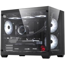 BLOODY Корпус BD-CC108 черный без БП mATX 9x120mm 2xUSB3.0 audio bott PSU