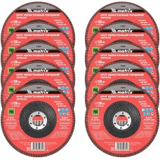 MATRIX Круг лепестковый торцевой, P 80, 150 х 22.2 мм 74059
