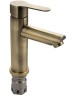 МАГНУС - Смеситель на раковину, литой корпус под бронзу, из нержавеющей стали марки 201 9451