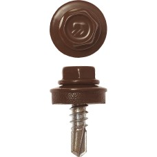 ЗУБР СКМ 8017, 19 х 5.5 мм, шок.-коричн., 500 шт (2,22 кг.), кровельный саморез, Профессионал (4-300315-55-019-8017)