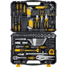 STAYER UNIVERSAL 150, 150 предм., (1/2″+ 1/4″), универсальный набор инструмента, Professional (27710-H150)