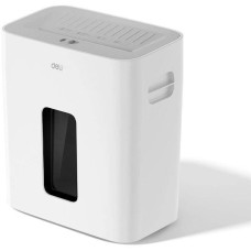 DELI Шредер ET010 белый с автоподачей (секр.P-4) фрагменты 8лист. 12лтр