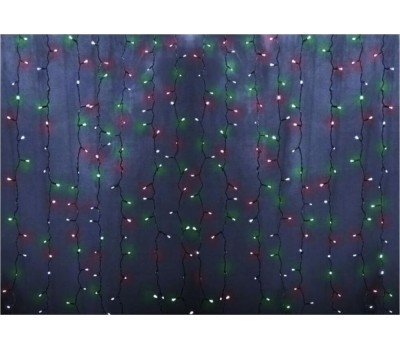 Электрогирлянды NEON-NIGHT (235-029) Гирлянда Светодиодный Дождь 1, 5х1м мультиколор