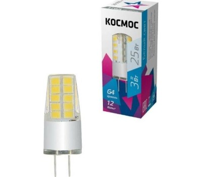 Светодиодная лампа КОСМОС LKSMLED3WJCG412V45