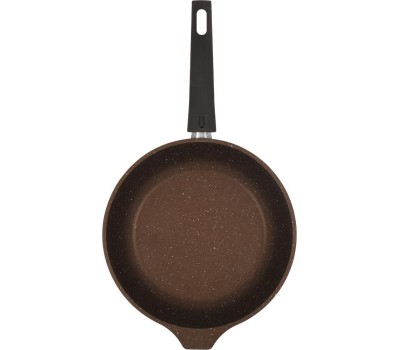 Сковорода КУКМОР смк246а а/пр литая 24см съемн/руч Кофейный мрамор
