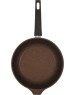 Сковорода КУКМОР смк246а а/пр литая 24см съемн/руч Кофейный мрамор