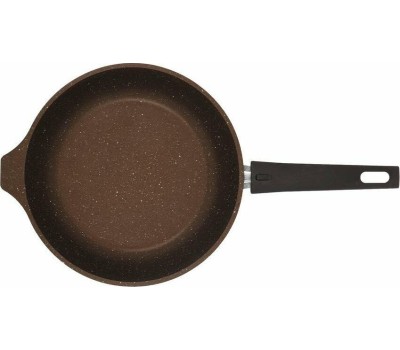 Сковорода КУКМОР смк246а а/пр литая 24см съемн/руч Кофейный мрамор