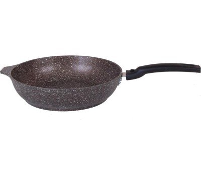 Сковорода КУКМОР смк246а а/пр литая 24см съемн/руч Кофейный мрамор