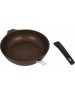 Сковорода КУКМОР смк246а а/пр литая 24см съемн/руч Кофейный мрамор