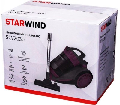Пылесос циклон STARWIND SCV2030 фиолетовый/черный