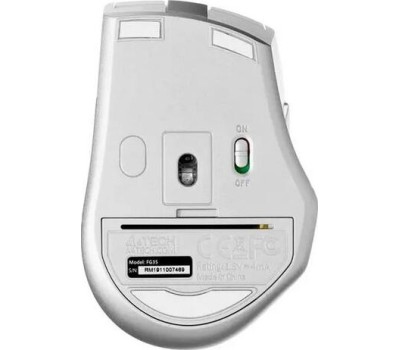 Беспроводная мышь A4TECH Fstyler FG35 серебристый/белый