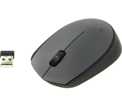 Мышь LOGITECH (910-004642) M170 оптическая (1000dpi) серая
