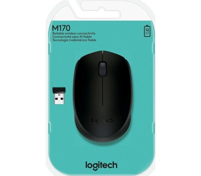 Мышь LOGITECH (910-004642) M170 оптическая (1000dpi) серая