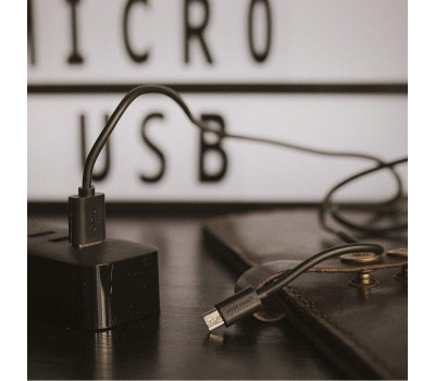 Кабель MORE CHOICE (4627151190747) K13m USB 2.1A для micro USB 1м Black