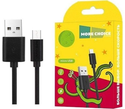 Кабель MORE CHOICE (4627151190747) K13m USB 2.1A для micro USB 1м Black