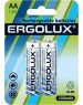 Элементы питания ERGOLUX (12975) AA-1500MAH NI-MH BL-2 (NHAA1500BL2, аккумулятор,1.2В)