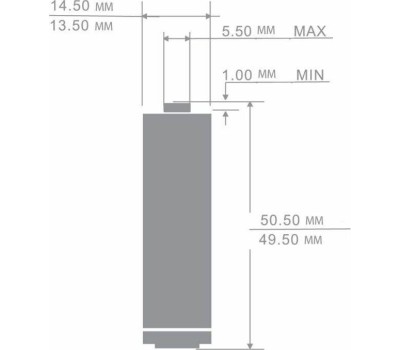 Элементы питания ERGOLUX (12975) AA-1500MAH NI-MH BL-2 (NHAA1500BL2, аккумулятор,1.2В)