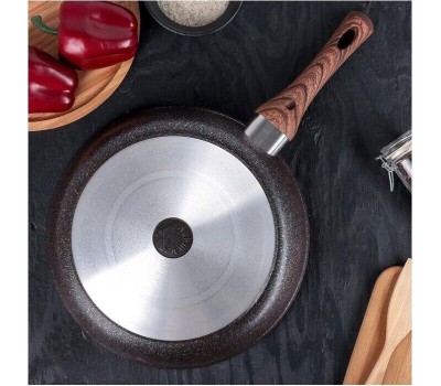 Сковорода KUKMARA сгг280а а/пр литая 28см Granit ultra blue