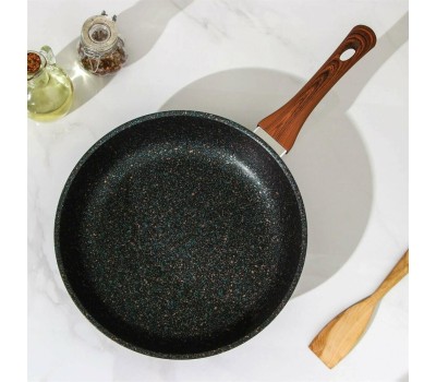 Сковорода KUKMARA сгг280а а/пр литая 28см Granit ultra blue