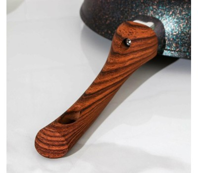 Сковорода KUKMARA сгг280а а/пр литая 28см Granit ultra blue