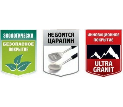 Сковорода KUKMARA сгг280а а/пр литая 28см Granit ultra blue