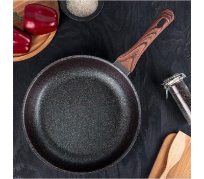 Сковорода KUKMARA сгг280а а/пр литая 28см Granit ultra blue