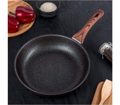 Сковорода KUKMARA сгг280а а/пр литая 28см Granit ultra blue