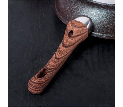 Сковорода KUKMARA сгг280а а/пр литая 28см Granit ultra blue