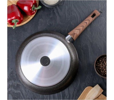 Сковорода KUKMARA сгг280а а/пр литая 28см Granit ultra blue